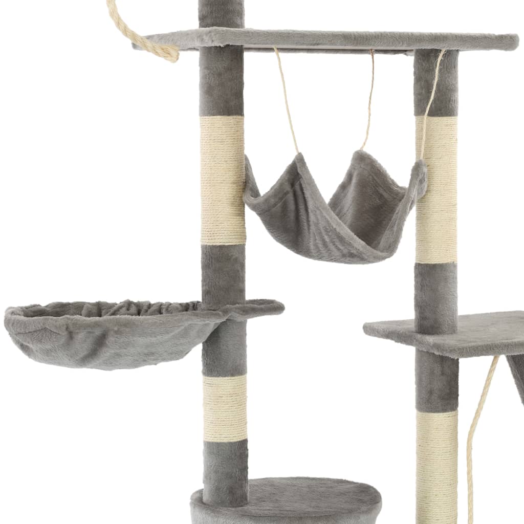 Luxury XXL Floor-to-Ceiling Cat Tree with Hammock & Baskets | (230–250 cm)