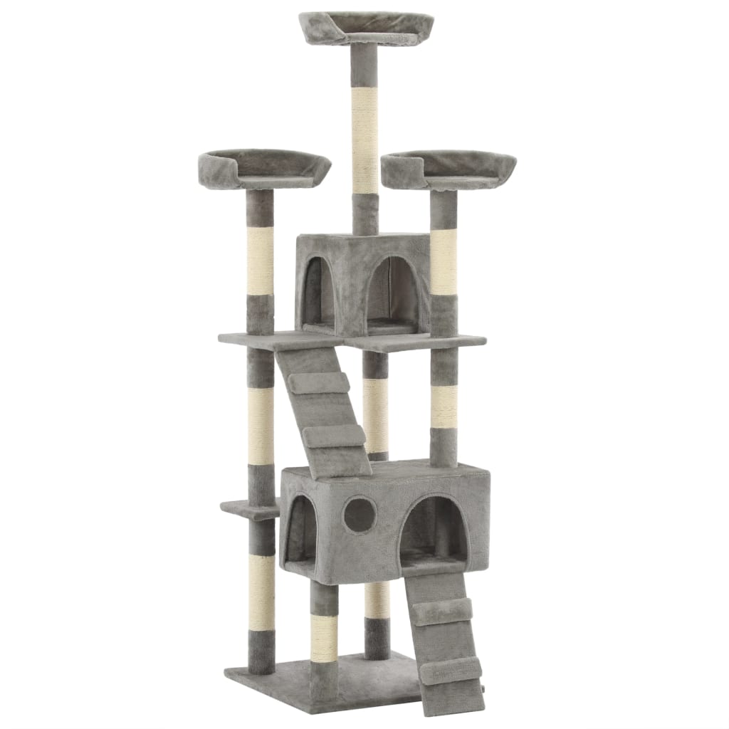 Luxury Multi-Level Cat Tree with Sisal Scratching Posts | 170 cm