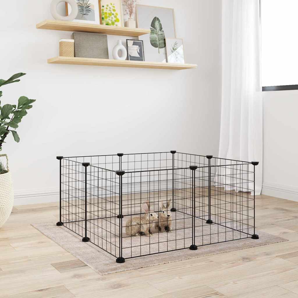 Modular Metal Pet Playpen with Door | Safe Indoor & Outdoor Exercise Cage