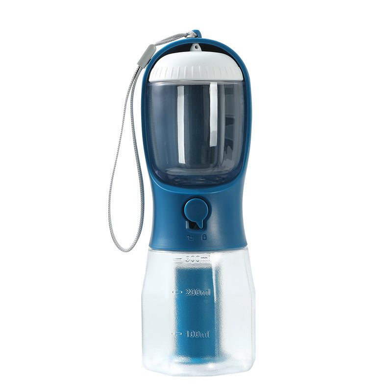 3-in-1 Portable Pet Water Bottle | Food & Waste Bag Dispenser