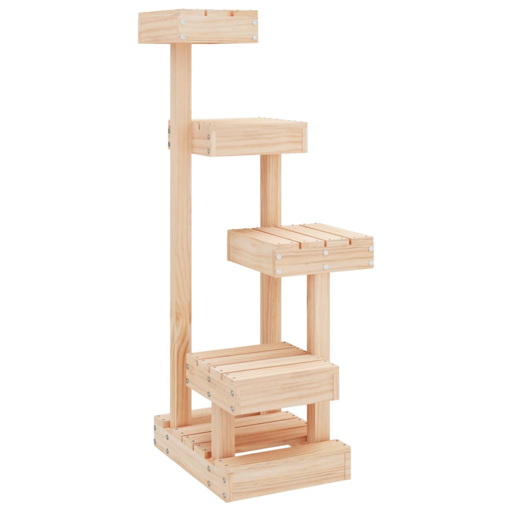 Minimal Solid Wood Cat Tree | Scandinavian Style Climbing Tower