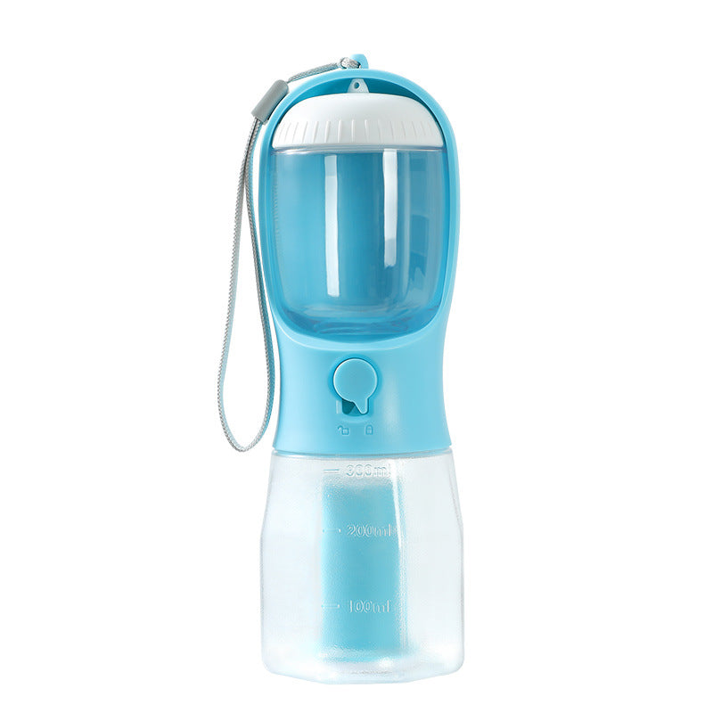 3-in-1 Portable Pet Water Bottle | Food & Waste Bag Dispenser