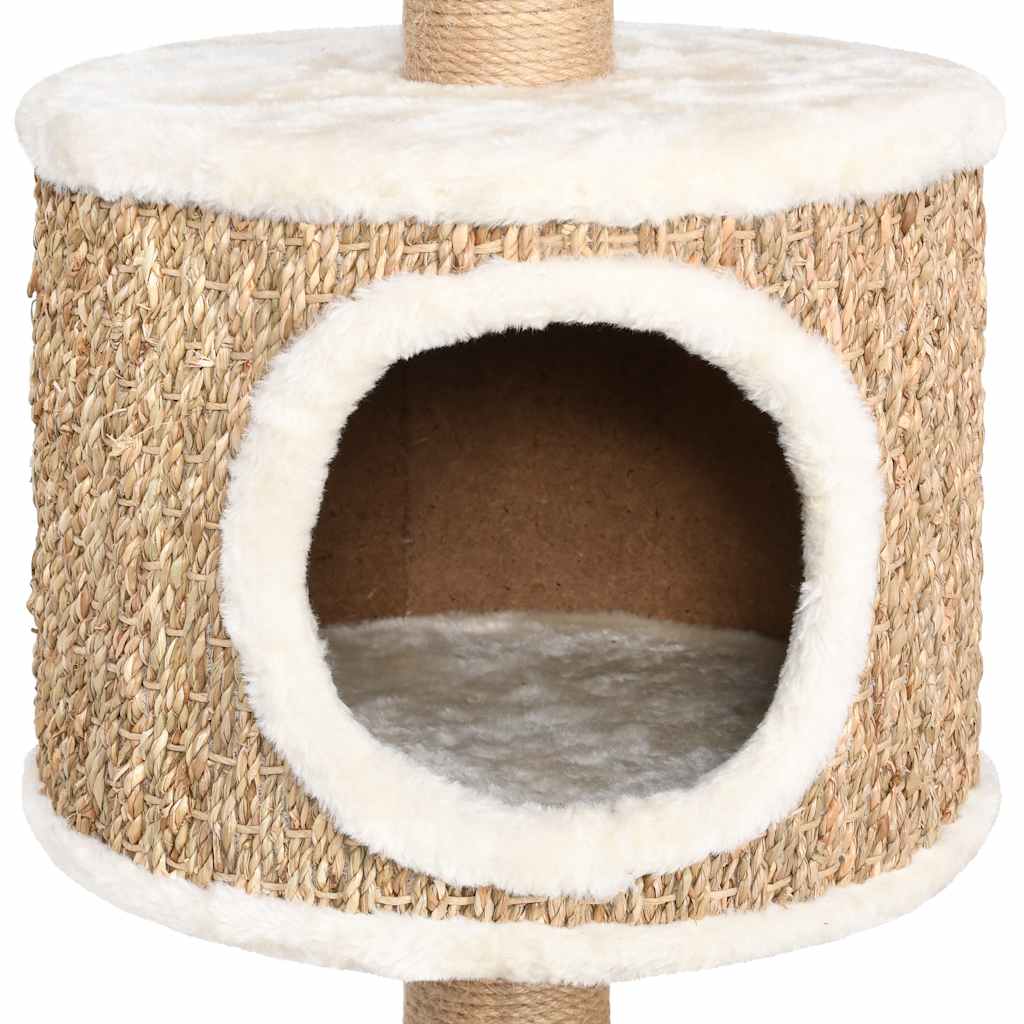 Multi-Level Cat Tree with Scratching Posts & Cozy Cave | 123 cm