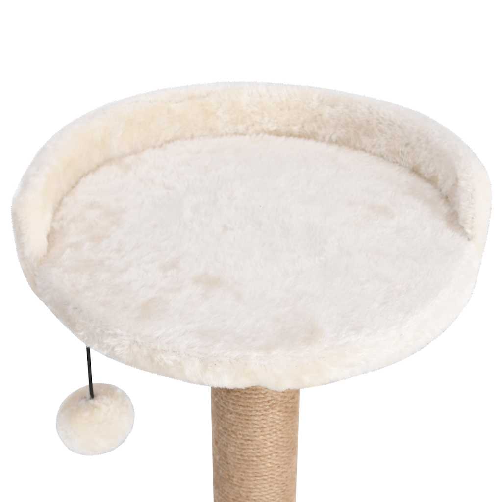 Multi-Level Cat Tree with Scratching Posts & Cozy Cave | 123 cm