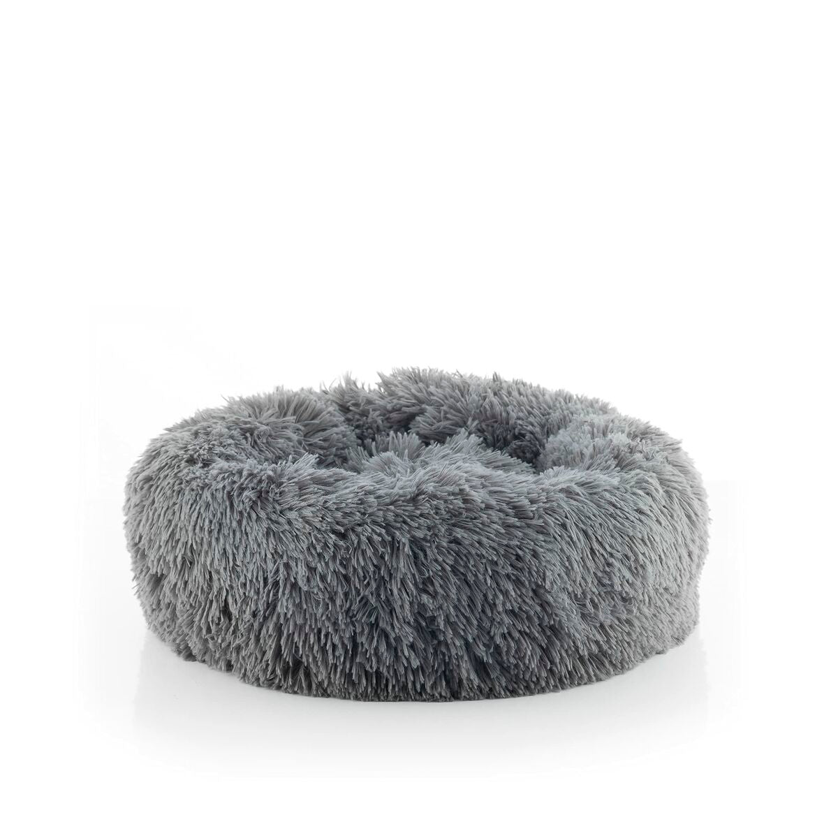 Calming Anti-Stress Pet Bed | Ultra Soft Fluffy Round Bed (60cm)