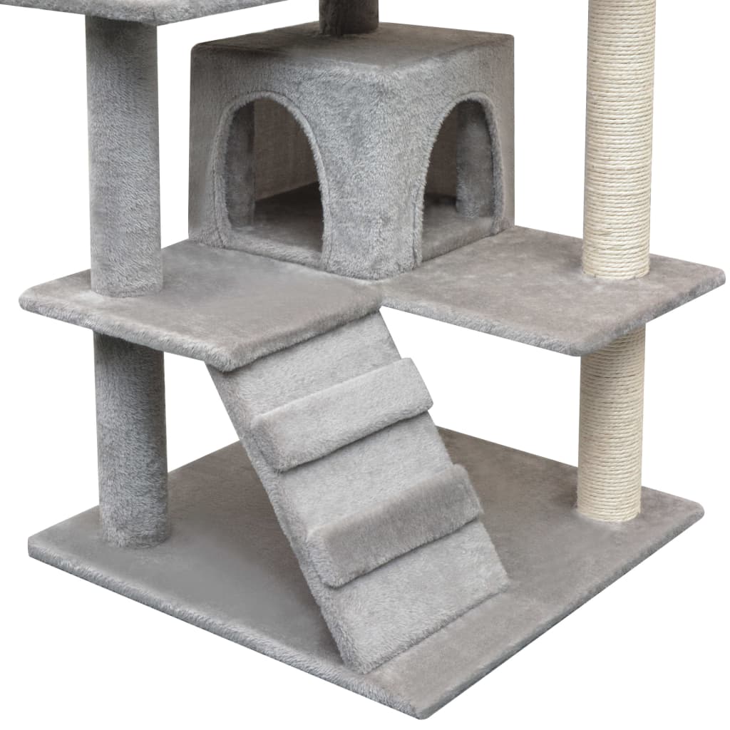 Luxury Multi-Level Cat Tree with Sisal Scratching Posts | 125 cm