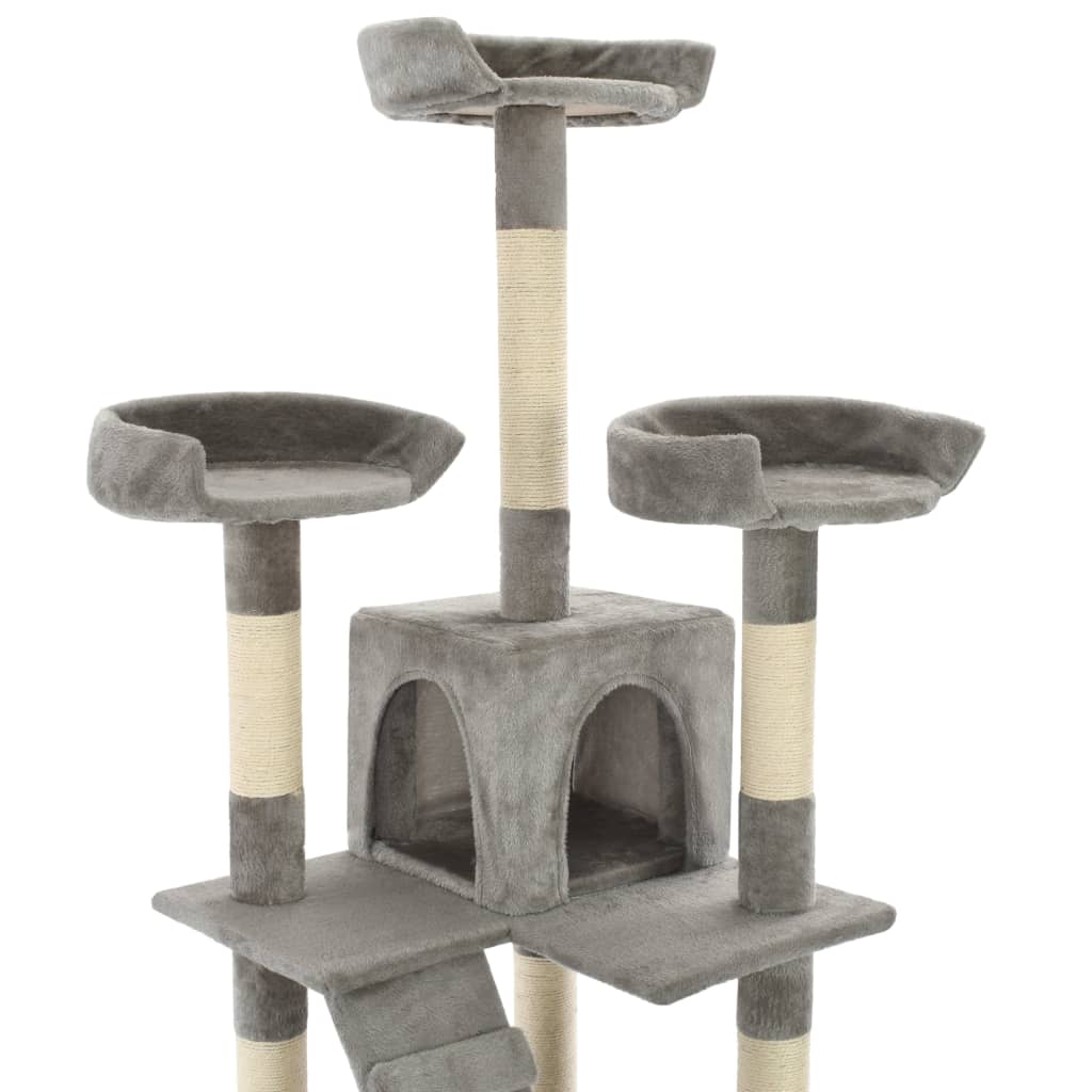 Luxury Multi-Level Cat Tree with Sisal Scratching Posts | 170 cm