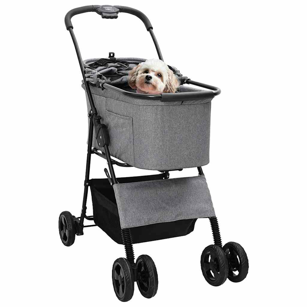 Foldable Luxury Pet Stroller | Safe & Comfortable Travel for Dogs & Cats