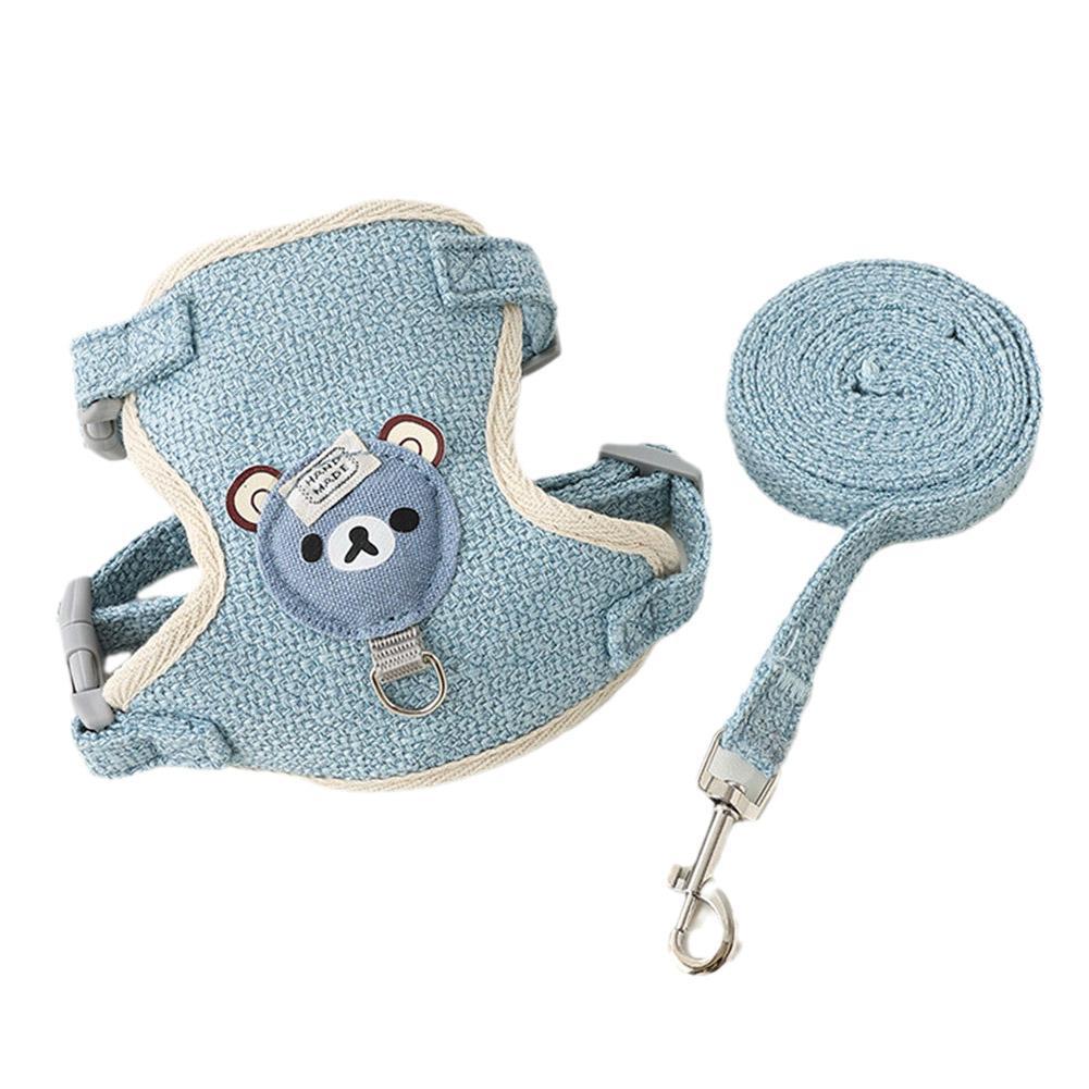 Soft Pet Leash & Harness Set for Cats and Small Dogs