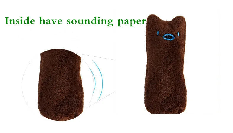 Interactive Catnip Plush Toy for Cats & Kittens | Teeth Grinding, Stress Relief & Play Stimulation