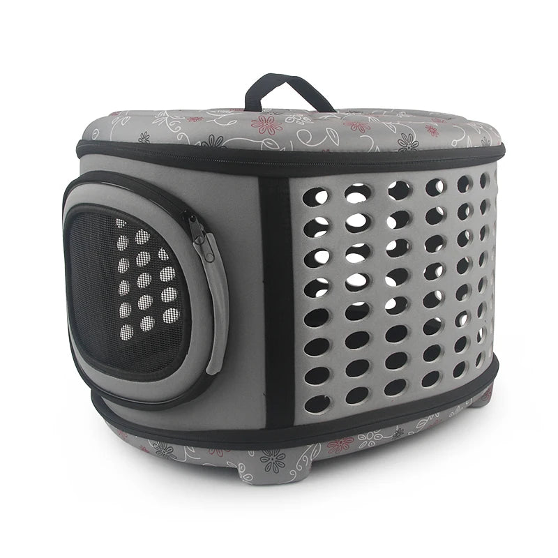 Premium Pet Carrier – Grey | Breathable & Durable Travel Bag