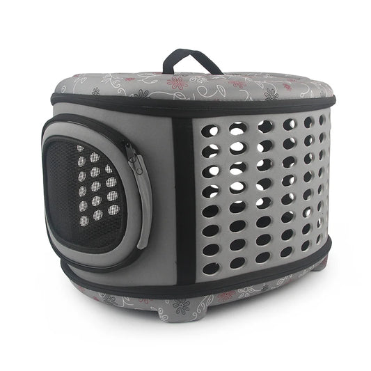 Premium Pet Carrier – Grey | Breathable & Durable Travel Bag
