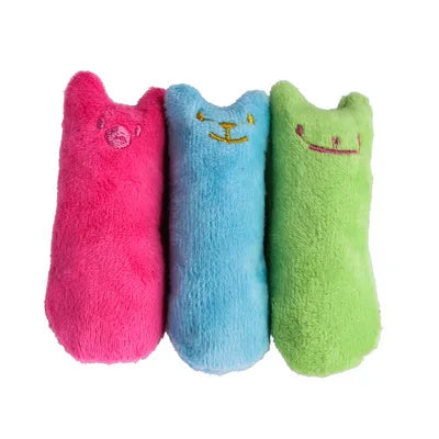 Interactive Catnip Plush Toy for Cats & Kittens | Teeth Grinding, Stress Relief & Play Stimulation