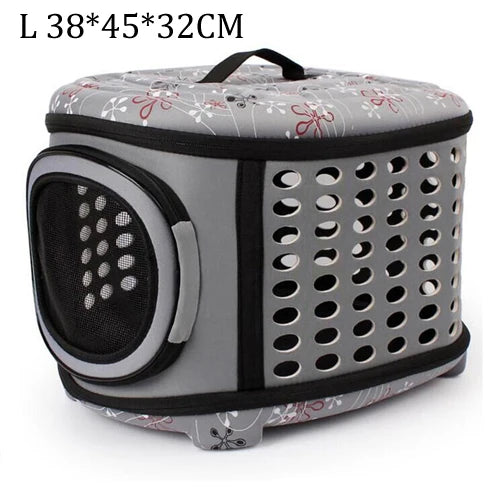 Premium Pet Carrier – Grey | Breathable & Durable Travel Bag