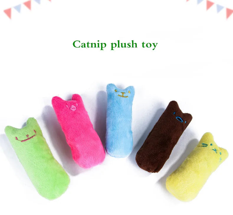 Interactive Catnip Plush Toy for Cats & Kittens | Teeth Grinding, Stress Relief & Play Stimulation