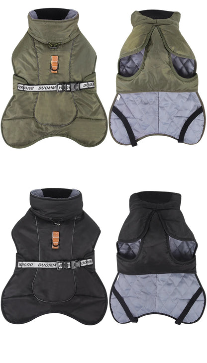 Winterfleece-Hundejacke | Warmer Mantel für große Hunde
