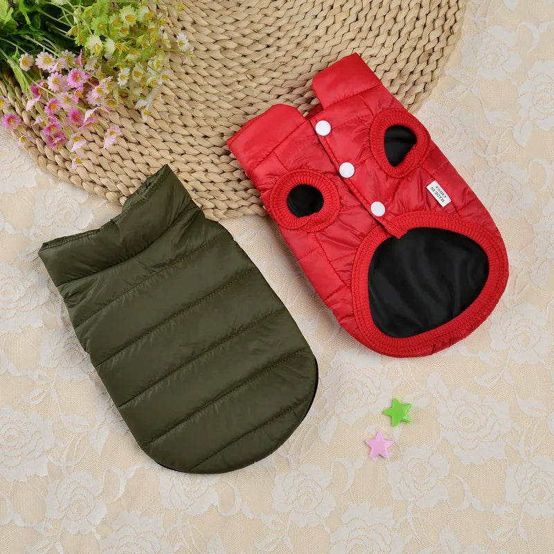 Winter Dog Vest | Warm Fleece Jacket for Small & Medium Dogs