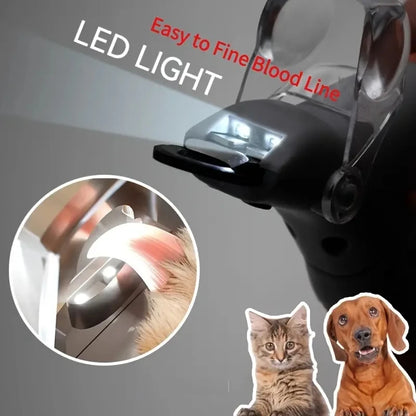 Cortaúñas LED para mascotas | Cuidado seguro, preciso y sin estrés