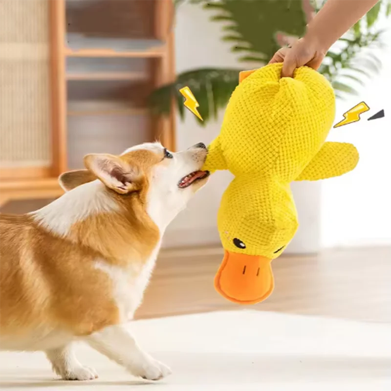 Bite-Resistant Duck Toy for Dogs | Interactive Chew, Dental Cleaning & Playtime Fun