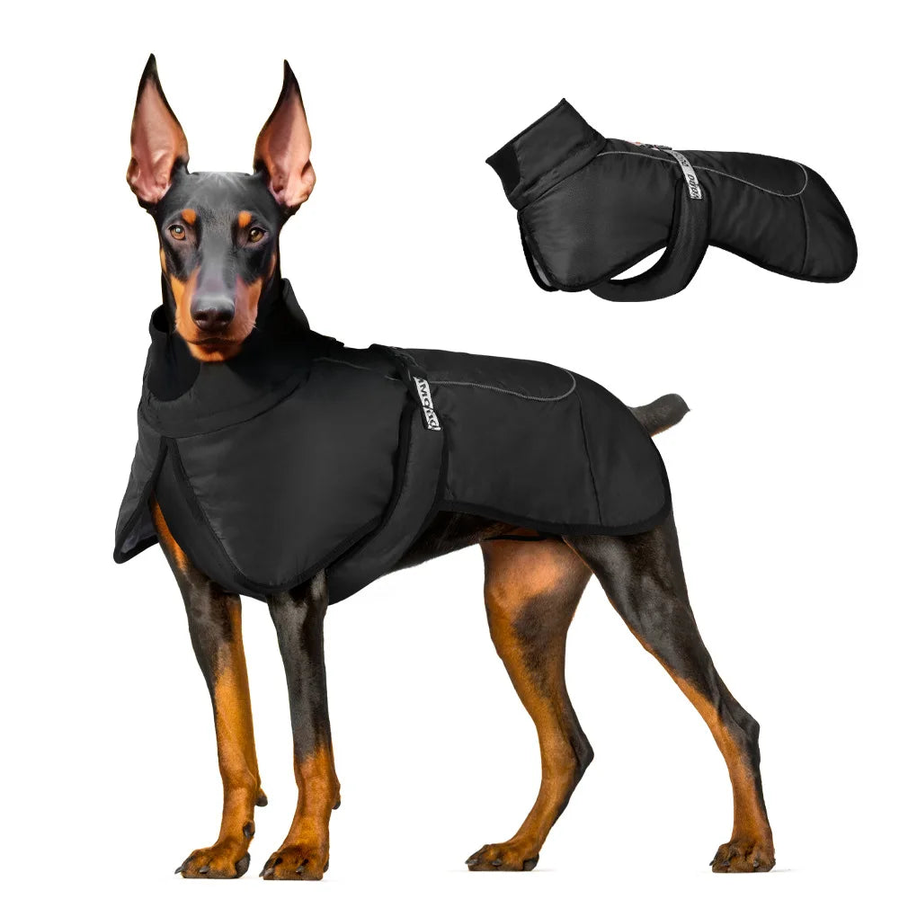 Winterfleece-Hundejacke | Warmer Mantel für große Hunde