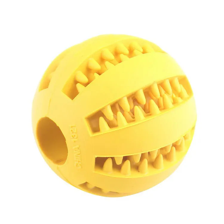 Interactive Dog Treat Ball | Chew Toy & Dental Cleaner