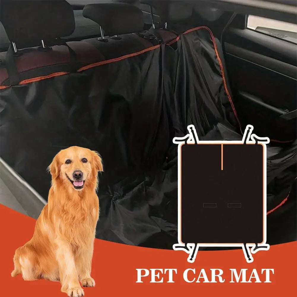 Waterproof Dog Car Seat Cover for Back Seat | Scratchproof & Durable Oxford Fabric