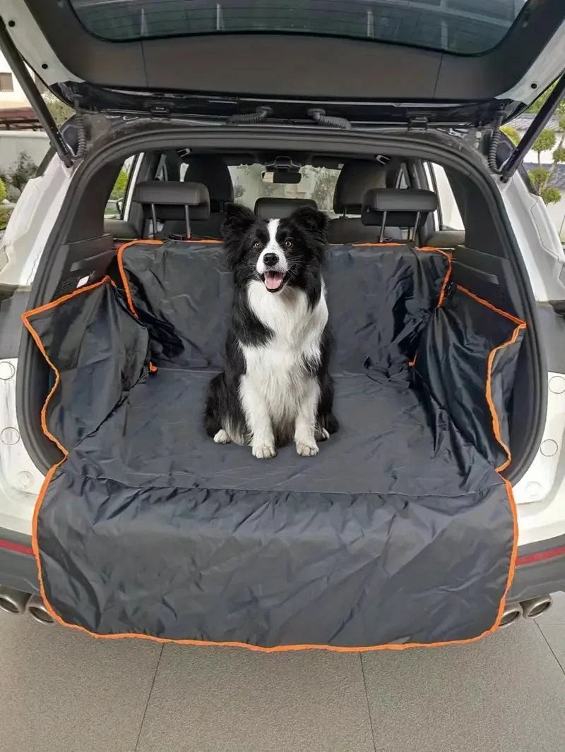 Dog Car Seat Cover & Trunk Protector | Waterproof Rear Seat Mat for Pets