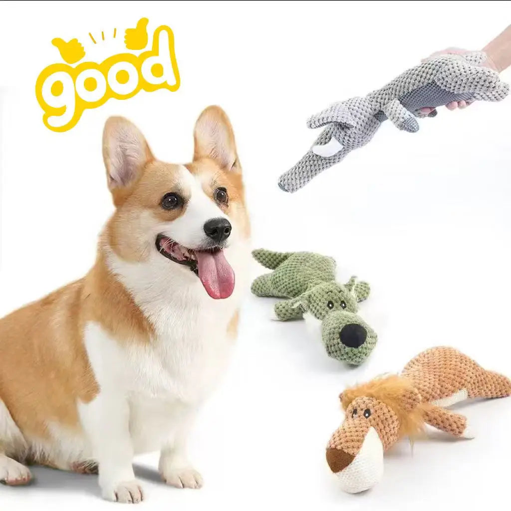 Cuddly Plush Dog Toy | Lightweight Chew & Comfort Toy