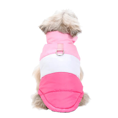Chaqueta acolchada de invierno para perros | Abrigo cálido y ligero para perros pequeños