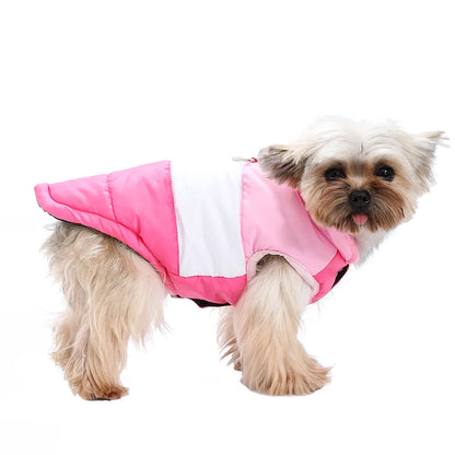 Chaqueta acolchada de invierno para perros | Abrigo cálido y ligero para perros pequeños