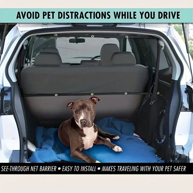 Pet Car Safety Fence | Universal Backseat Divider