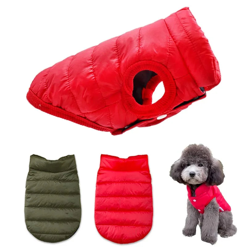 Winter Dog Vest | Warm Fleece Jacket for Small & Medium Dogs