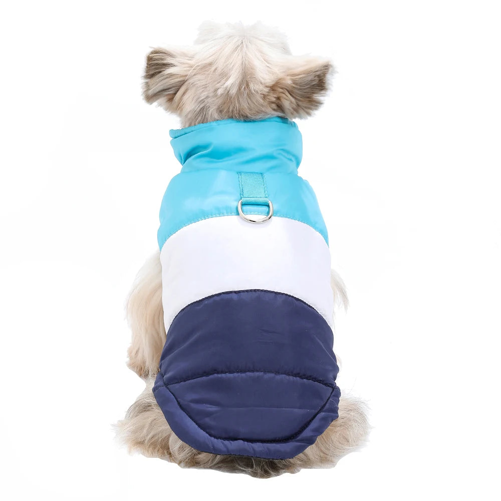 Chaqueta acolchada de invierno para perros | Abrigo cálido y ligero para perros pequeños