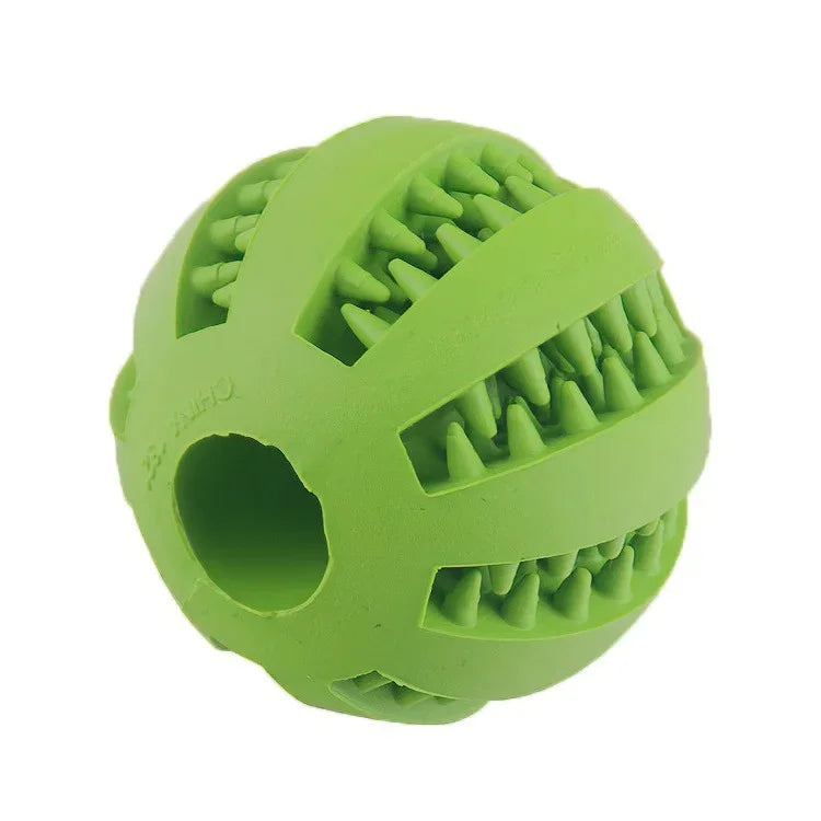 Interactive Dog Treat Ball | Chew Toy & Dental Cleaner