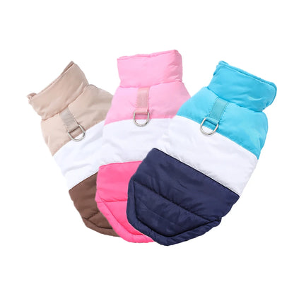 Chaqueta acolchada de invierno para perros | Abrigo cálido y ligero para perros pequeños