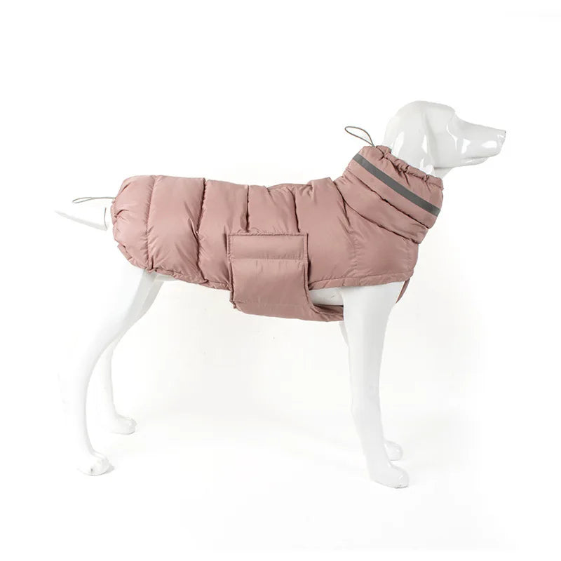 Luxury Winter Dog Jacket | Soft Fleece Lining & Adjustable Fit