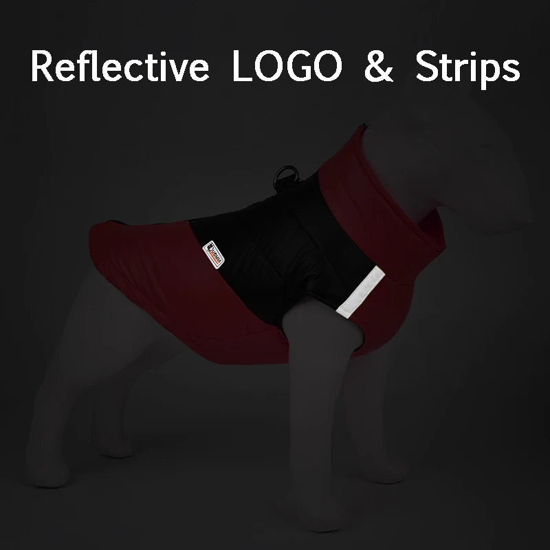 Waterproof Winter Dog Jacket | Padded Warm Vest for Small & Large Dogs
