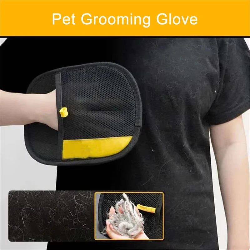 Pet Hair Removal Glove | Reusable & Double-Sided