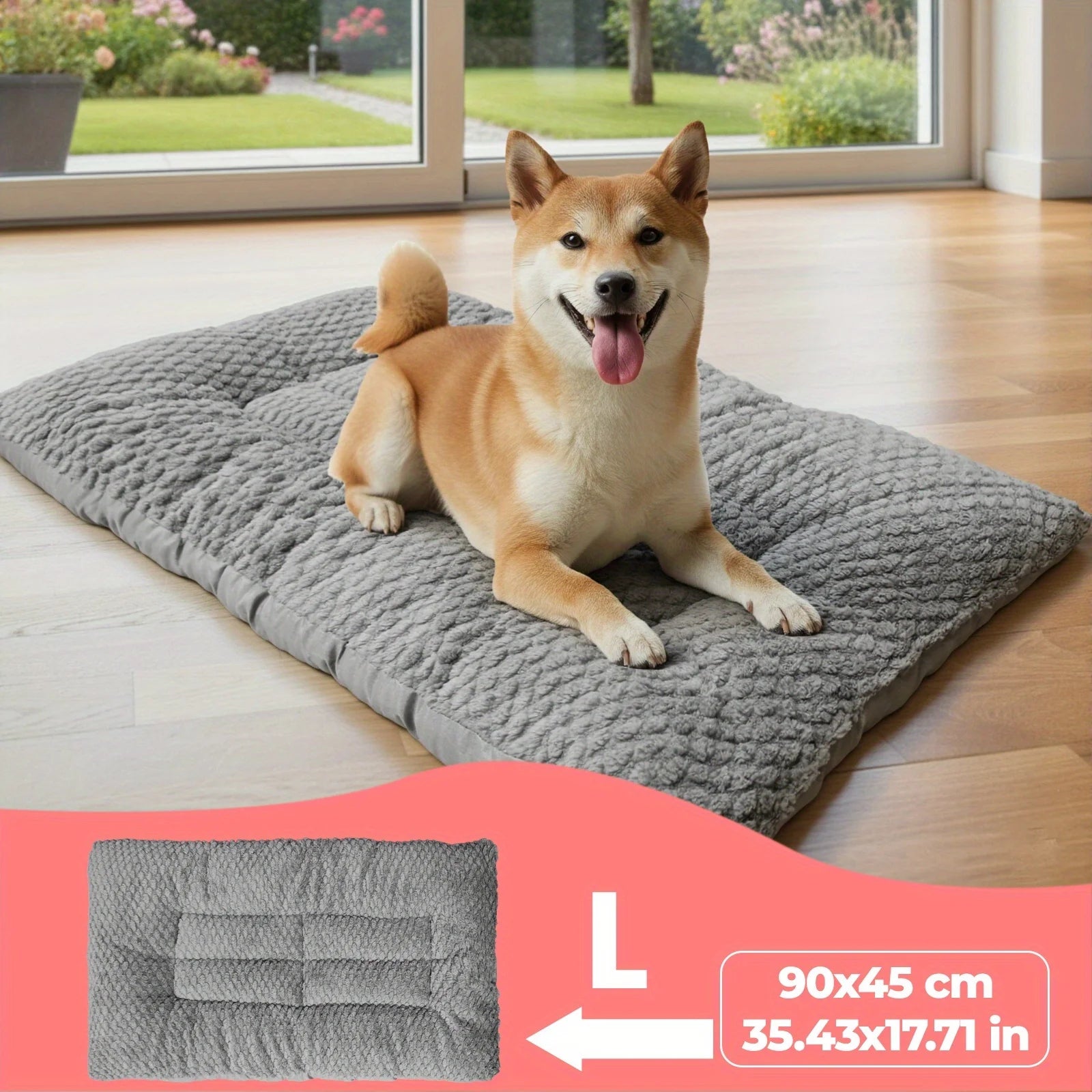 Soft Washable Dog Bed Mattress | Non-Slip, Comfortable & Supportive Pet Bed (M / L / XL)