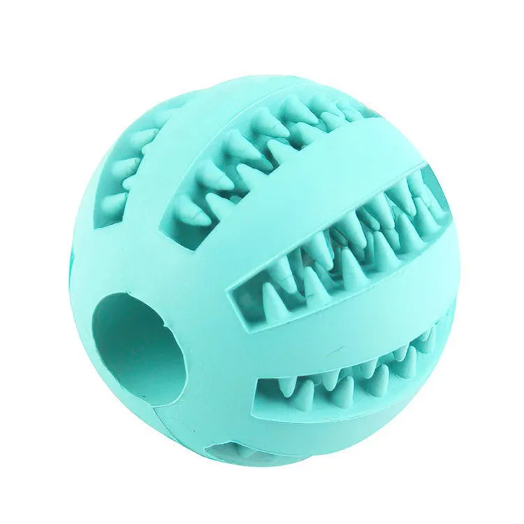 Interactive Dog Treat Ball | Chew Toy & Dental Cleaner