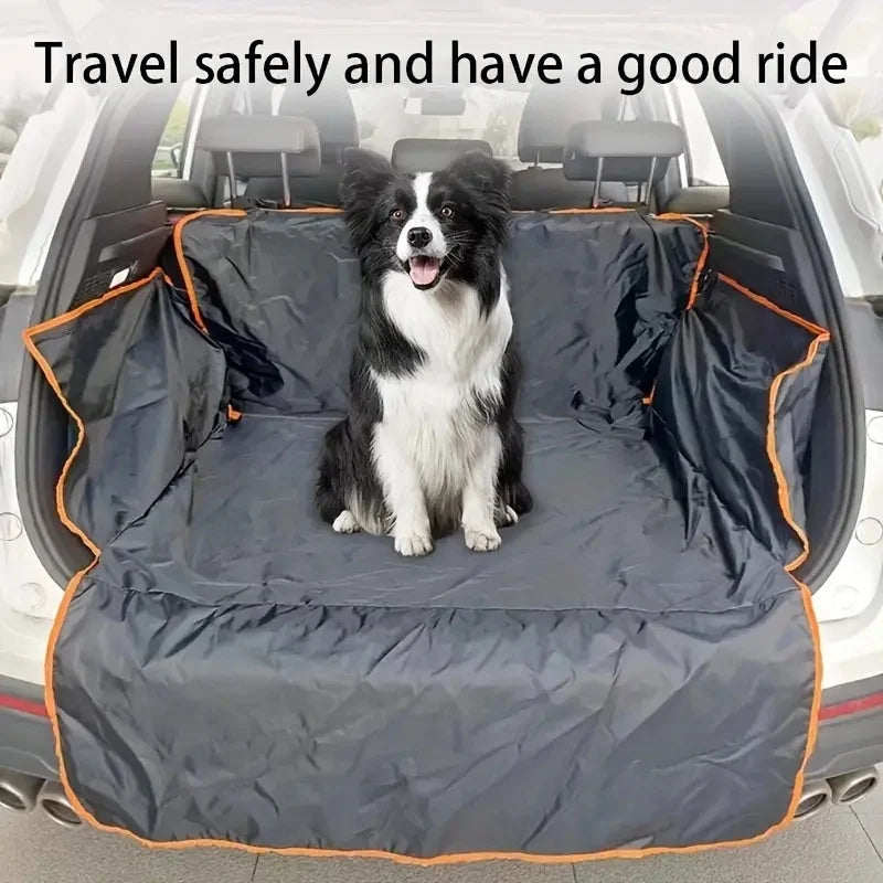 Dog Car Seat Cover & Trunk Protector | Waterproof Rear Seat Mat for Pets