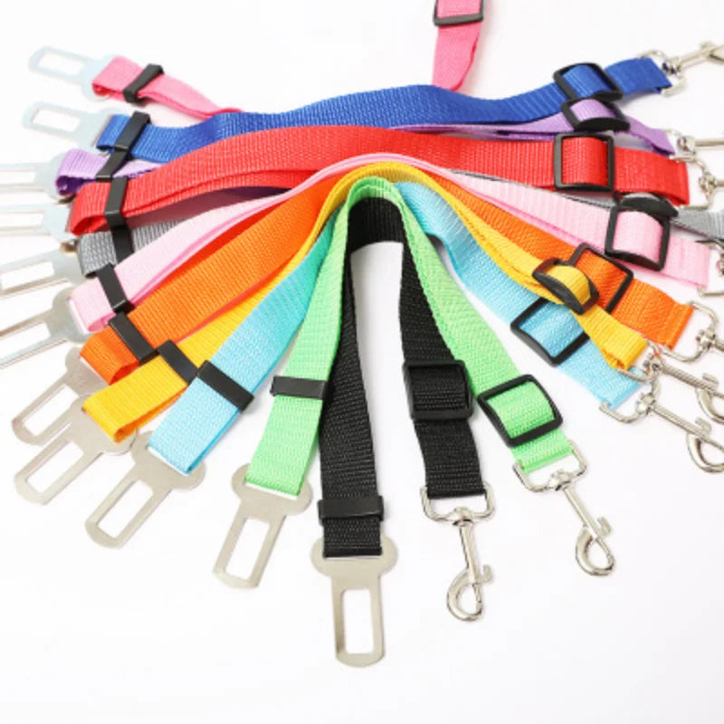 Adjustable Dog Car Seat Belt | Safety Harness Lead for Pets