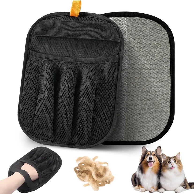 Pet Hair Removal Glove | Reusable & Double-Sided