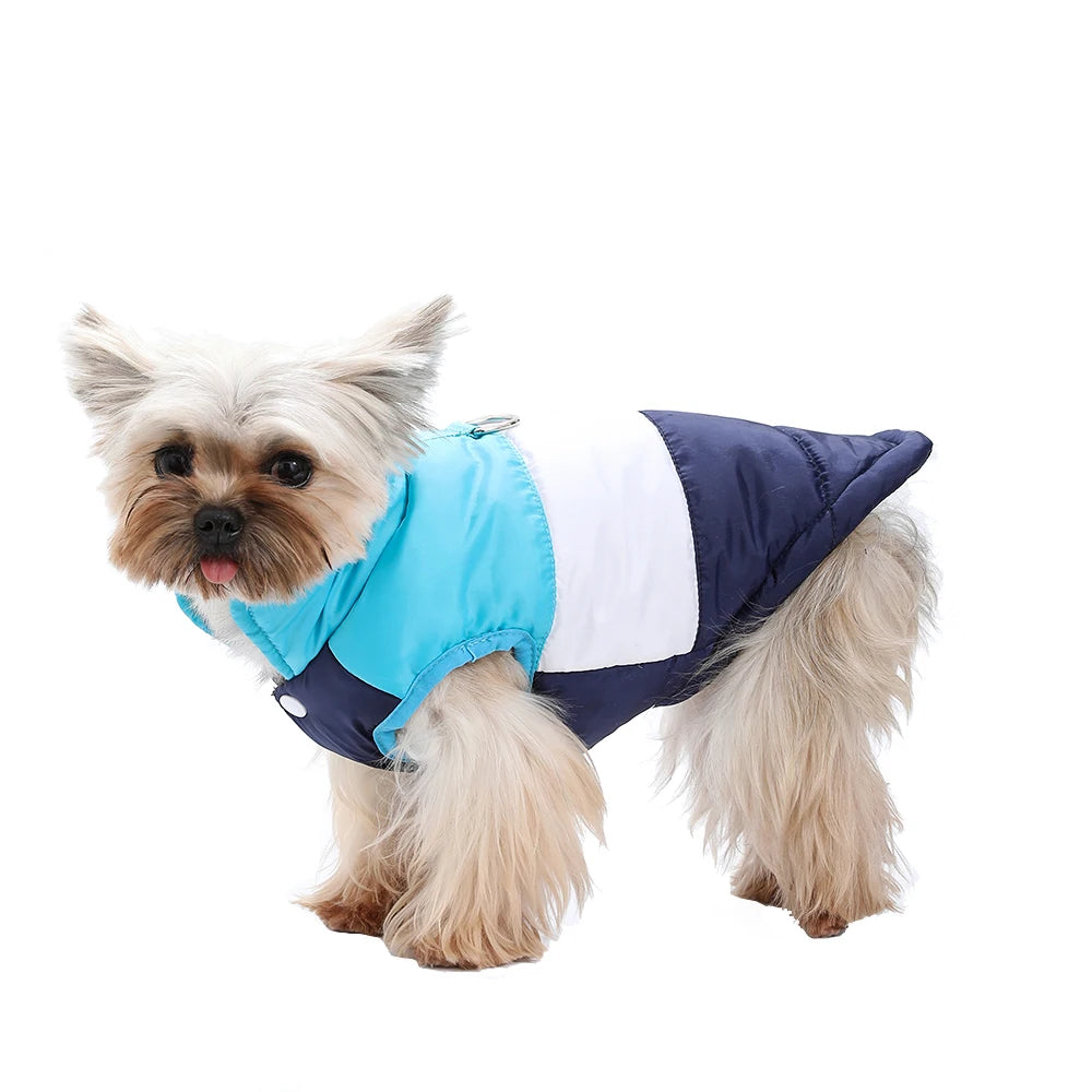 Chaqueta acolchada de invierno para perros | Abrigo cálido y ligero para perros pequeños