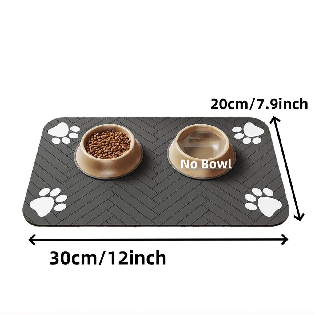 Waterproof Pet Feeding Mat | Anti-Slip & Quick-Dry Bowl Mat