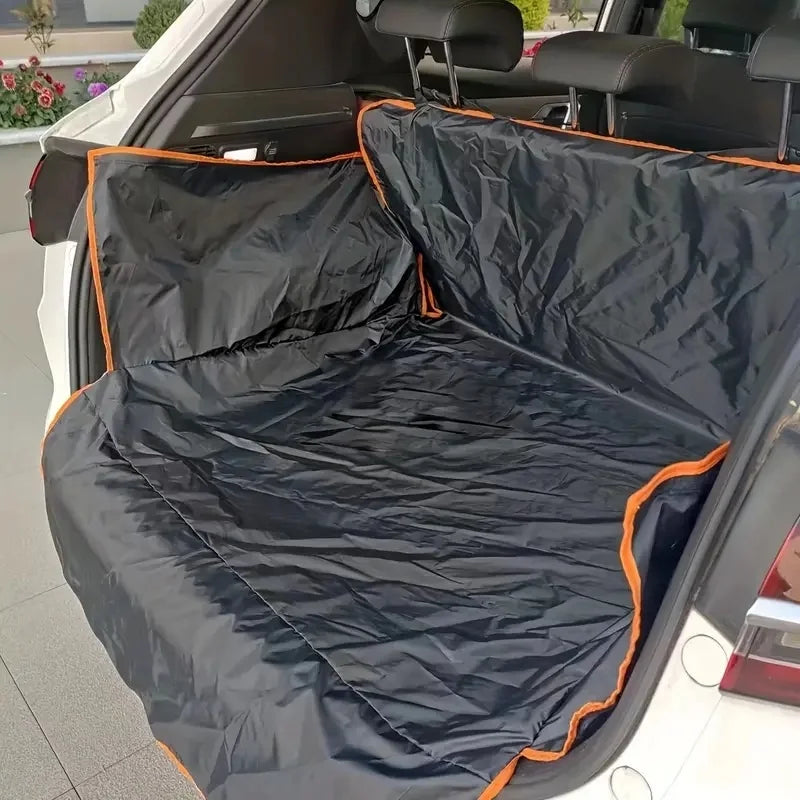 Dog Car Seat Cover & Trunk Protector | Waterproof Rear Seat Mat for Pets