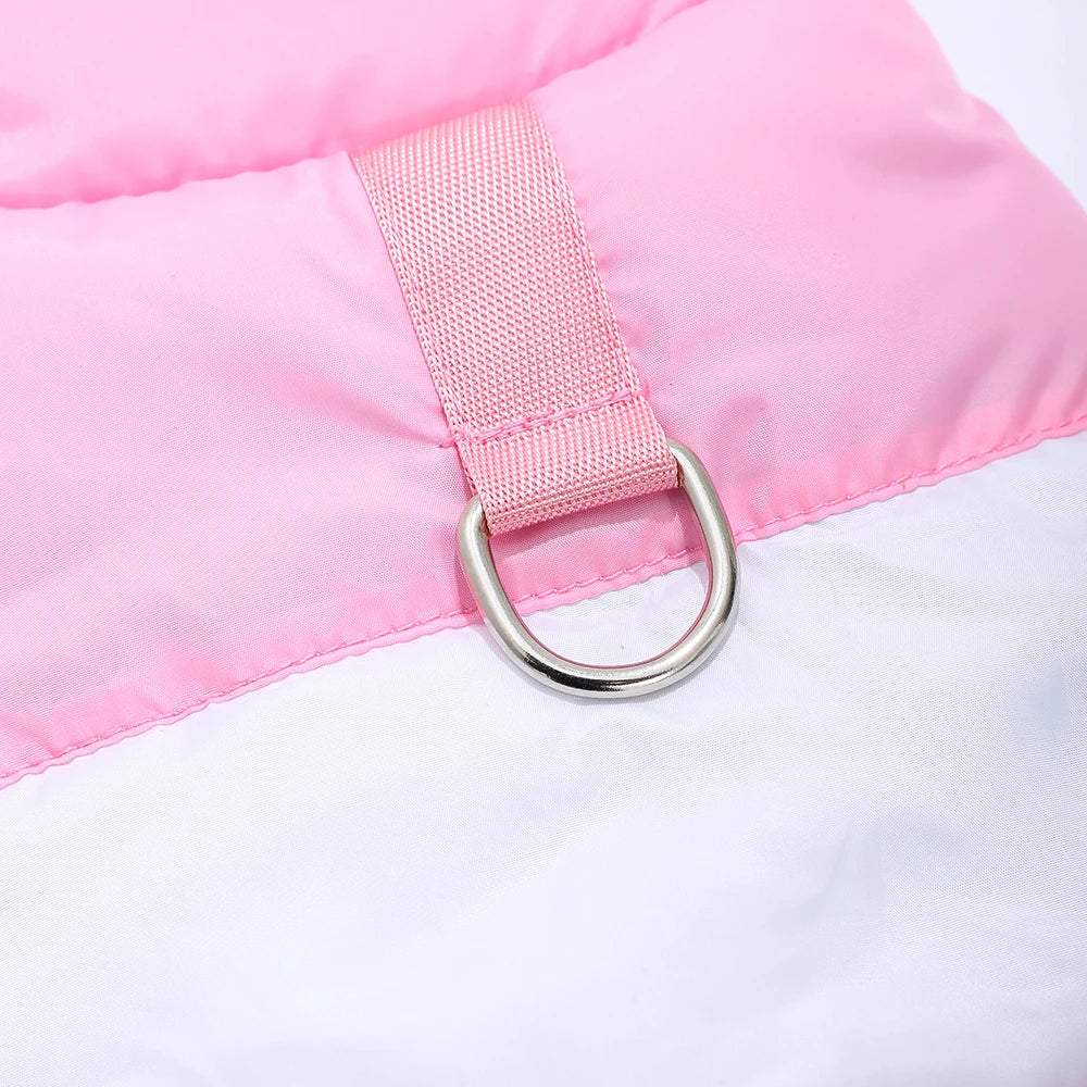 Chaqueta acolchada de invierno para perros | Abrigo cálido y ligero para perros pequeños