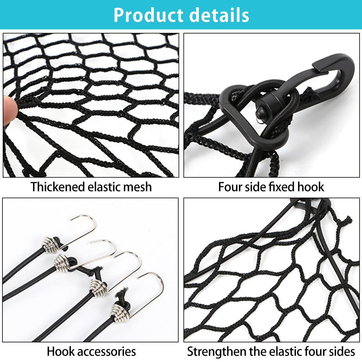 Car Safety Net for Pets | Trunk Barrier & Space Divider for Dogs