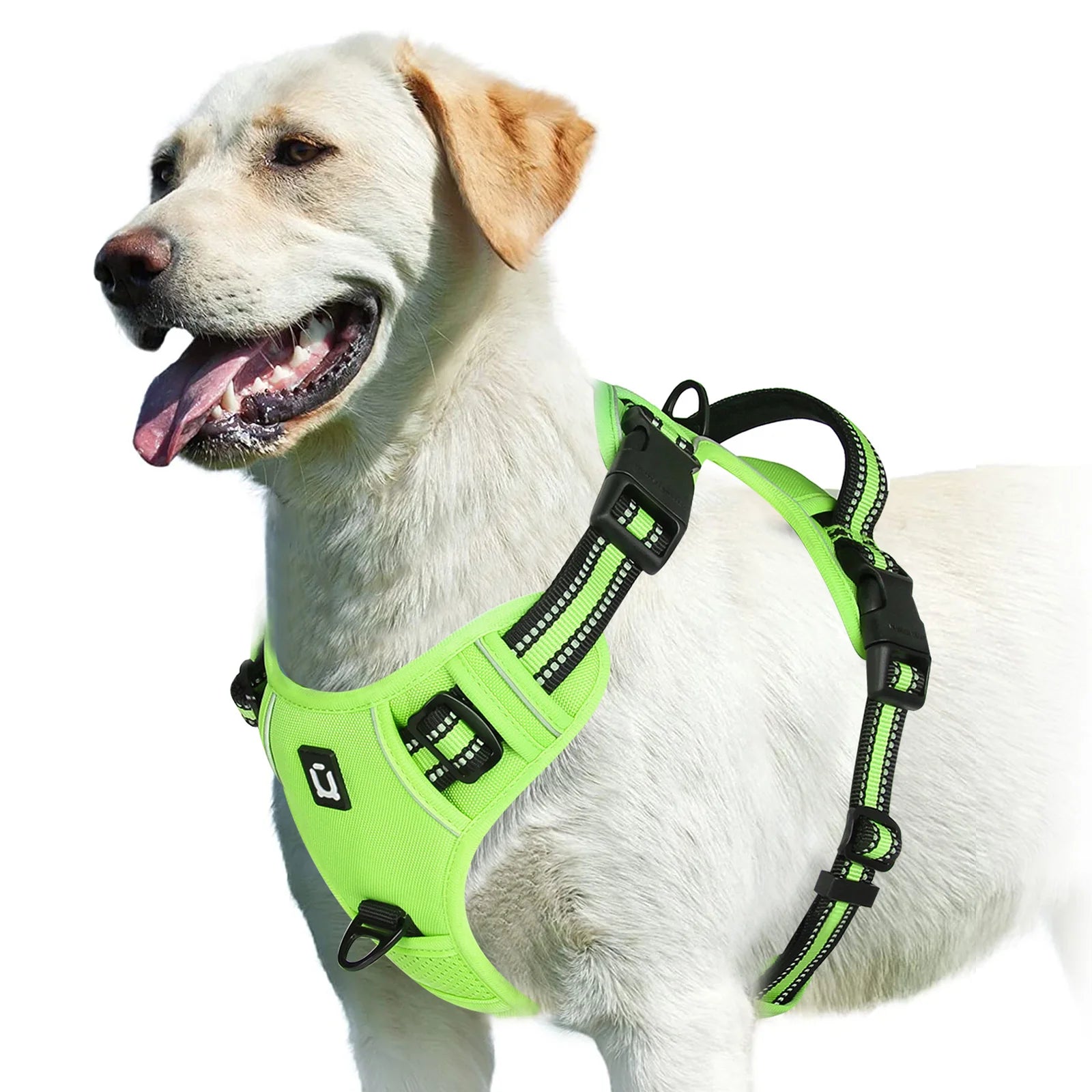Adjustable Reflective No-Pull Dog Harness | Breathable Nylon Vest for Medium & Large Dogs