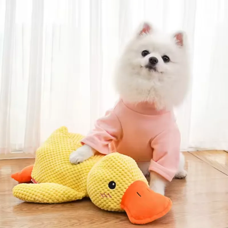 Bite-Resistant Duck Toy for Dogs | Interactive Chew, Dental Cleaning & Playtime Fun